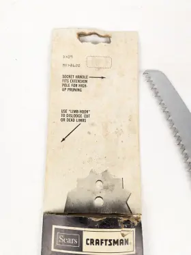 9-8620 Craftsman Vintage Sears Adjustable Tree Limb Pruning Pole Saw Kromedge #3
