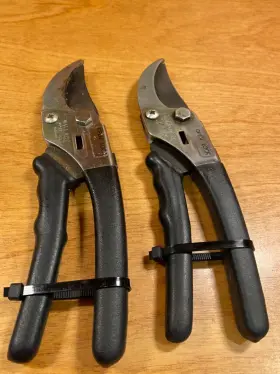 9-86458 Craftsman Vintage #9-86458 And Wallace By-pass Hand Pruners 8-1/2 Inch Usa 2-pc #3