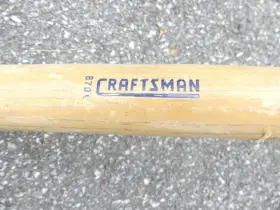 B701 Craftsman Vintage # Scythe Snath Sickle With 60 Inch Wood Handle And 30 Blade #3