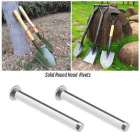 Create Idea 976061463983 10pcs Shovel Rivets 304 Stainless Steel Countersunk Fasteners Solid Round Hea #2