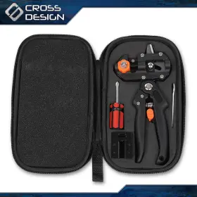 Ht-04crp0005abk Crossdesign 6pcs Black Garden Tree Grafting Knife Pruner Shear Snip Scissor Cutting Tool Kit #2