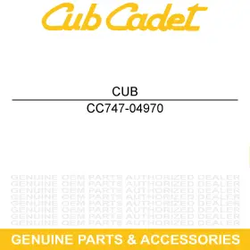 747-04970 Cub Cadet Striper Roll Rod