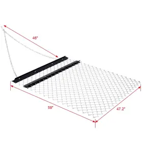 Cuisinsmart 955600814882 4 X 5 Ft Atv Drag Harrow Chain For Landscape Leveling Or Sod Prepping #2