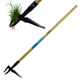 Cyrus 766997449818 39 Inch Weed Puller Tool - Carbon Steel Gardening Hand With Ergonomic