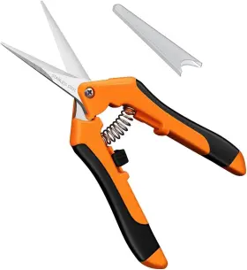 Damotec 760701445486 Hand Pruner Pruning Shear Garden Clippers Snip Scissors Ratchet Prun