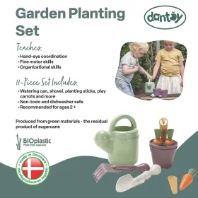 Dantoy 701217047141 Green Garden - Planting Set 11pcs Pretend Play Gardening And Food Playset #2
