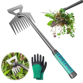 Daxigua 755824627437 Gardening Hand Weeder Tool 2024 Upgraded Long Handle Weed Puller Durable Ma