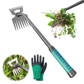 Daxigua 755824627499 Gardening Hand Weeder Tool 2024 Upgraded Long Handle Weed Puller Du
