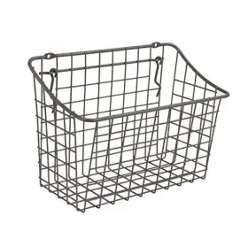 88176 Dayglow Llc Spectrum Pegboard And Wall Mount Wire 10 Inch L X 7 W Industrial Gray Basket