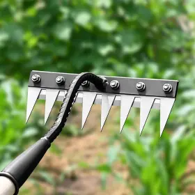 Garden0001 Decovista Gardenia Iron Weeding Rake Hand Weeder Puller Tool Manual Heavy-duty Weed R