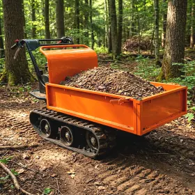 N818p386591o Deepkron Gas Powered Mini Tracked Dumper 660 Lbs 208cc 6.5hp Crawler Track Wheelbarrow Us