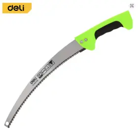 Edl580330 Deli 13 Inch 330mm Curved Hand Saw Sharp Durable Blade For Pruning And Gardening