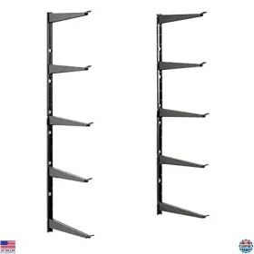 B097c7j2m2 Delta Cycle Heavy Duty Lumber Storage Rack - Holds 800 Lbs Adjustable Arms Steel