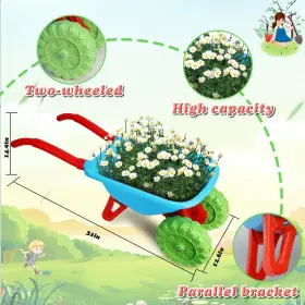 Demolike 696168656106 Kids Gardening Tools Set For Outdoor Backyard Farm Diggi #3