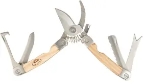 Gt103 Deutschland Rfs Stainless Steel Garden Multi Tool Ash Wood Leather 2.9 Inch X 0.9 5.5