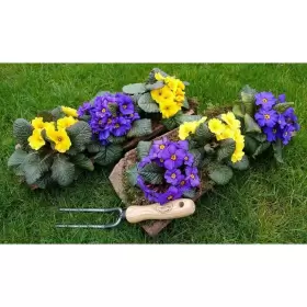 2-pronged Dewit 31-3098 Garden Forks Durable Boron Steel Small Handled Weeding Fork #2