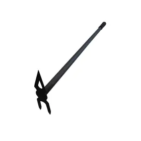 31-4602 Dewit 24.5 Inch L Handle 32 2-tine Hand Cultivator With Diamond Shaped Long Hoe