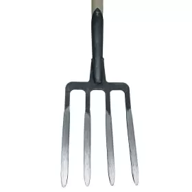 31-5102 Dewit Garden Fork 37 Inch L Handle 48 Four Prong Bboron Stamped Steel Sturdy Black #3