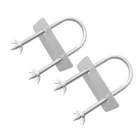 Dewosen 779675827372 U-bolt Fork Stainless Steel 5.5 Inches Long For Pig Spine Trussing Tapered Pr
