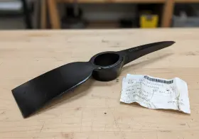 Diamond Calk 5120002432395 Genuine Us Military Mattock Head - Nsn Marked Superior Usa Steel