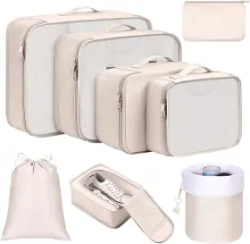 Dimj 972007140451 Packing Cubes For Travel Luggage Organizer Bags Foldable