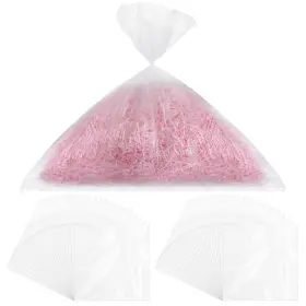 B0cplkzzg8 Dinifee 200 Pcs Shredder Bags 10 Gal Clear Fits 6-7 Shredders 25x25 Inch