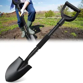 Tiechan-ygh-32wbs Diovplx Garden Shovel For Digging 31 Inch Small Shovels Heavy Duty Portable Mini Spade