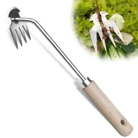 4claw Dizzily 658362236539 Weeder Manual Weed Puller Tool Uprooting Weeding Remover Steel Head H