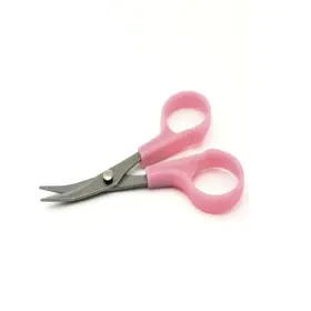N5100c-4-3 Dledan N5100c-4-3/4 4-3/4 Inch Sharp Curved Tip Needlework Cutter Applique Embroidery Pink