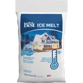 2587212 Do It Best 20 Lb. Blue Snow Ice Melt Pellets De-icing Driveways Sidewalks