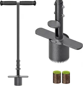 Dblgt-04-bl Dolibest Sod Plugger Turf Cutter And Grass Tool With Dual Pedals