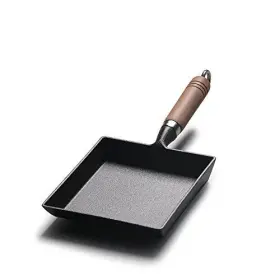 Rtx-005 Dongguang Rongtianxia Electronic Commerce Co. Ltd Tamagoyaki Japanese Omelette Pre-seasoned Mini Skillets Wooden Handle 9 7 Inch #2