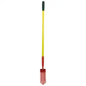 Shtr4 Dottie Trenching Shovel 9 Ga Aisi 1055 Carbon Steel Blade 48 Inch L Yellow