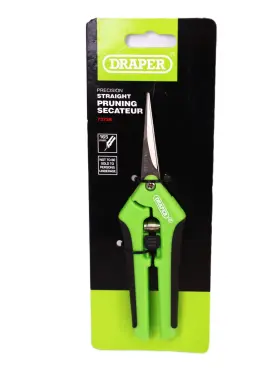 Draper 010559737284 Soft Grip Straight Pruning Secateurs 73728