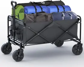 B0cc2k7w2y Dreamquest Collapsible Wagon Cart Foldable Beach With All Terrain Wheels &