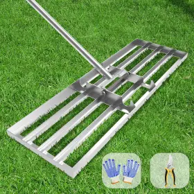 B0bzmhm1vw Dremmt 35x10 Inch Professional Lawn Leveling Rake Heavy-duty Landscape Leveler Tool