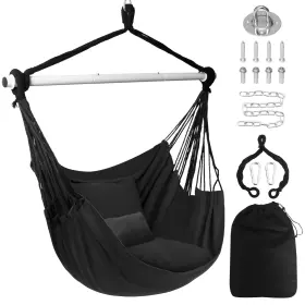 Drift Dream 198715248586 Hanging Chair Indoor Swing Max 500 Lbs 2 Cushions Included Steel Spreader