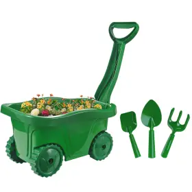 Dkot300 Duckura Kids Wheelbarrow Set - Gardening Tools For With Shovel Rake Tr
