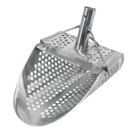 010004 Dune Scoops Kraken 11 Inch X8 Stainless Steel Sand Scoop With Large Round Holes