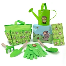 W-us1996 Durable 7-piece Kids Gardening Tools Set - Fun Toddler Garden Combo Pack