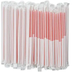 B09q4mwx4m Durahome 10.25 Inch Long Plastic Straws Individually Wrapped Bpa-free 1000-pack