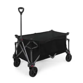 Eagle Peak 754194302906 4.2 Cu. Ft. Heavy-duty Steel Collapsible Folding Utility Wagon Outdoor Garden