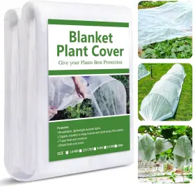 Dbf102a Eaone 10x33 Ft Plant Covers Freeze Protection 10ft W X 33ft H 2 Pack White