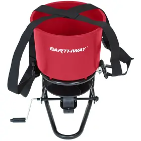 199435 Earthway 3100 40 Lb 18 Kg Professional Chest Mount Hand Crank Broadcast Spreader Inc