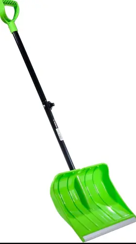 Earthwise 052909396661 Durable Green Snow Shovel With 18-inch Blade For Easy Removal