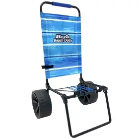 Easygo Product 600310786139 Beach Cart Dolly Medium Duty Folding Design Large Sand W