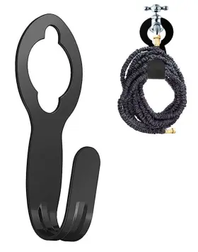 Ebliiny 710654870903 Garden Hose Hanger - Heavy Duty Metal Holder For 50ft/25ft Expandable S
