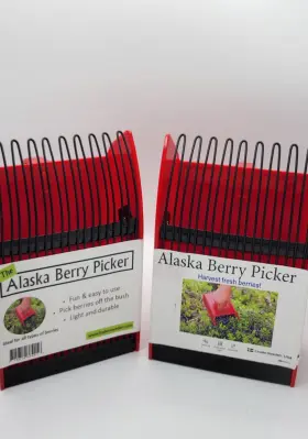 Ar-000201 Ech.apr Easier Berry Picker Scoop Blue Picking Rake With Metal Comb Lot Of 2