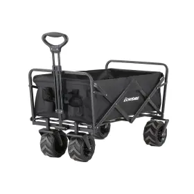 Echosmile 768490593708 Heavy Duty 350 Lbs Capacity Collapsible Wagon Outdoor Folding Camp