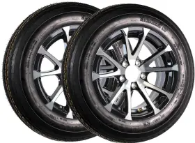 480-12 Ecustomrim 191215163335 2-pack Trailer Tire On Aluminum Rim 4.80-12 Load Range C 5 Lug Black T